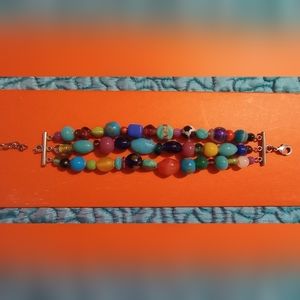 One of a kind 3 strand bracelet
